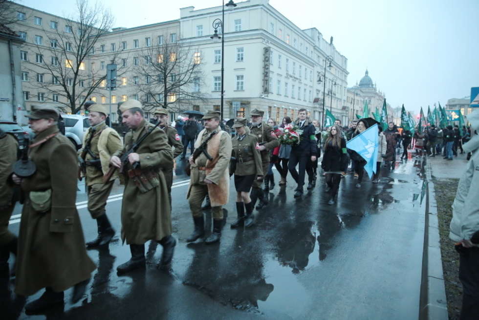  Marsz Żołnierzy Wyklętych w Lublinie (zdjęcie 15) - Autor: Maciej Kaczanowski