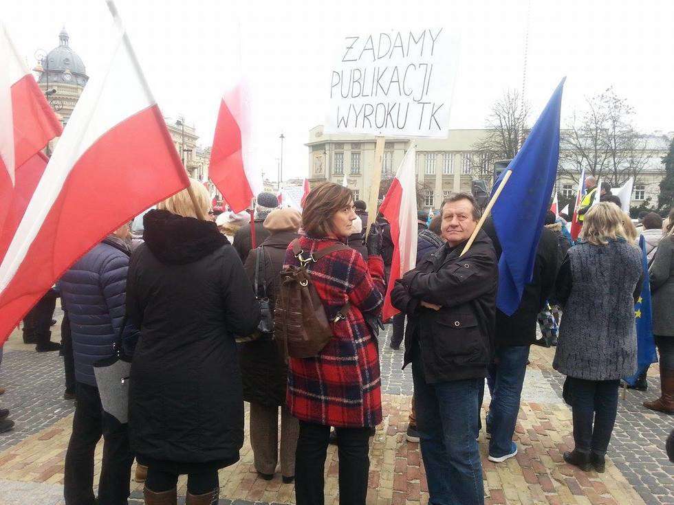  Manifestacja KOD w Lublinie  - Autor: Tomasz Maciuszczak
