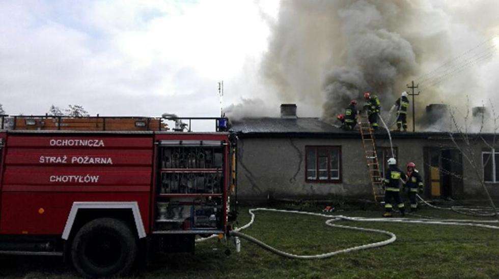 Dwie osoby nie żyją, tragiczny pożar w Chotyłowie  - Autor: Straż Pożarna Chotyłów