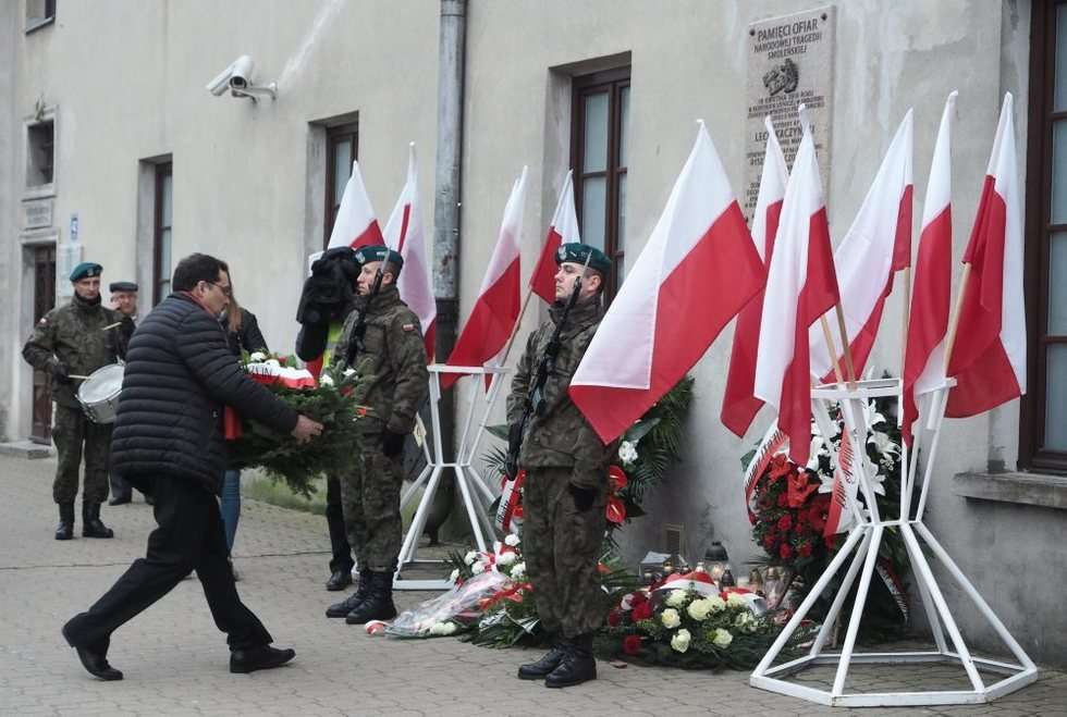  Lubelskie obchody rocznicy katastrofy smoleńskiej (zdjęcie 8) - Autor: Wojciech Nieśpiałowski