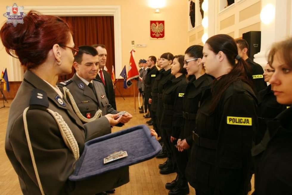  Ślubowanie nowych policjantów (zdjęcie 5) - Autor: KWP Lublin