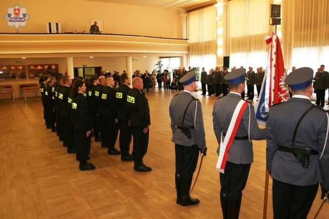 Ślubowanie nowych policjantów - Autor: KWP Lublin