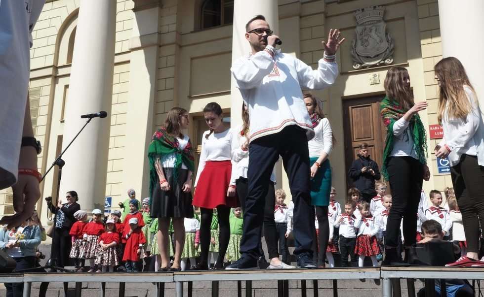  Lubelska wersja hymnu Światowych Dni Młodzieży (zdjęcie 21) - Autor: Wojciech Nieśpiałowski