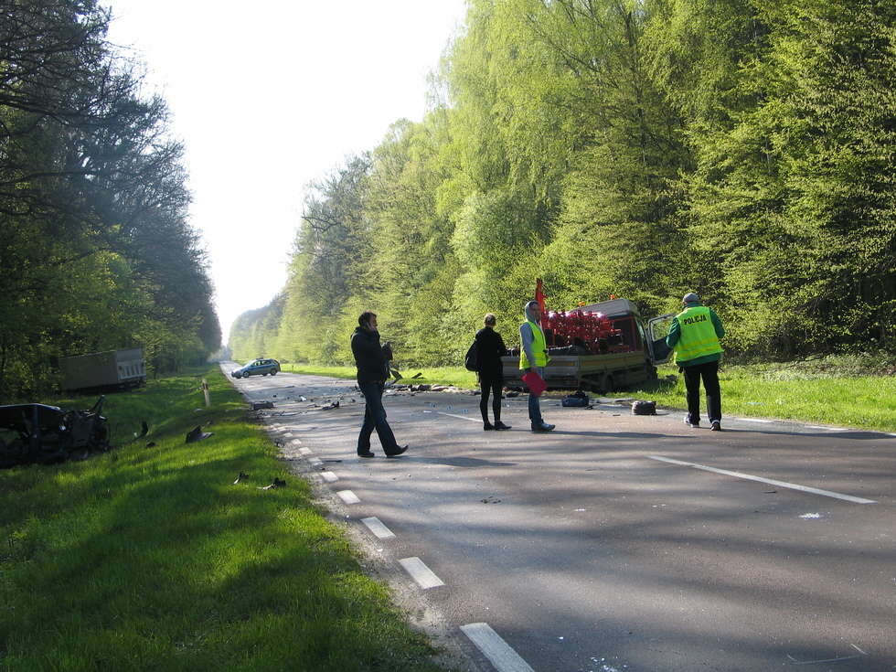 Tragiczny wypadek w Pobołowicach  - Autor: Jacek Barczyński