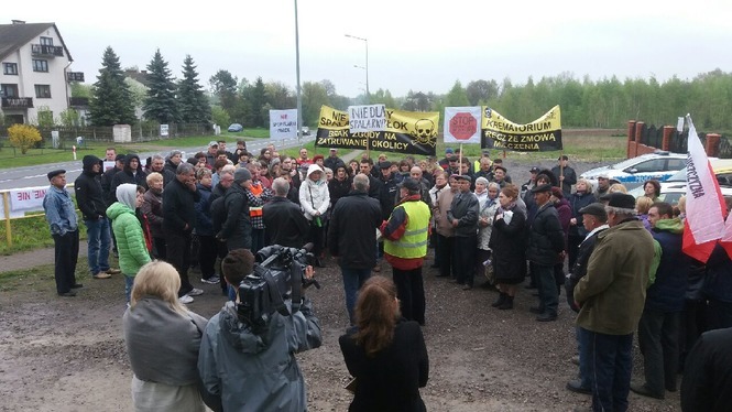 Protest w Czerniejowie