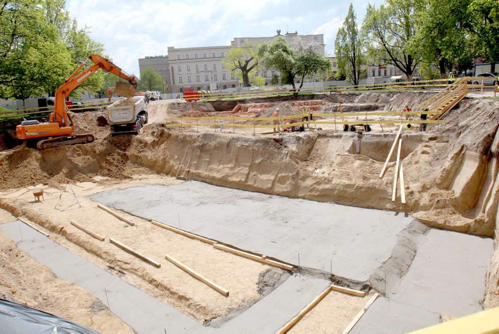  Prace budowlane na placu Litewskim  - Autor: UM Lublin