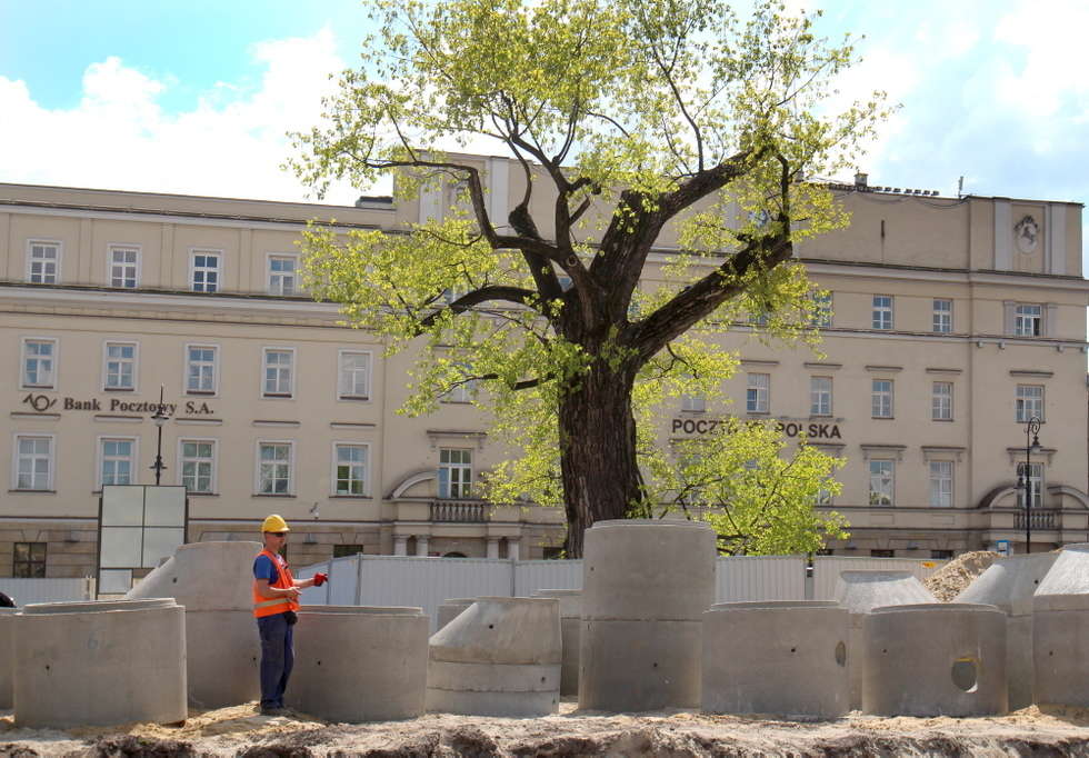  Prace budowlane na placu Litewskim (zdjęcie 2) - Autor: UM Lublin