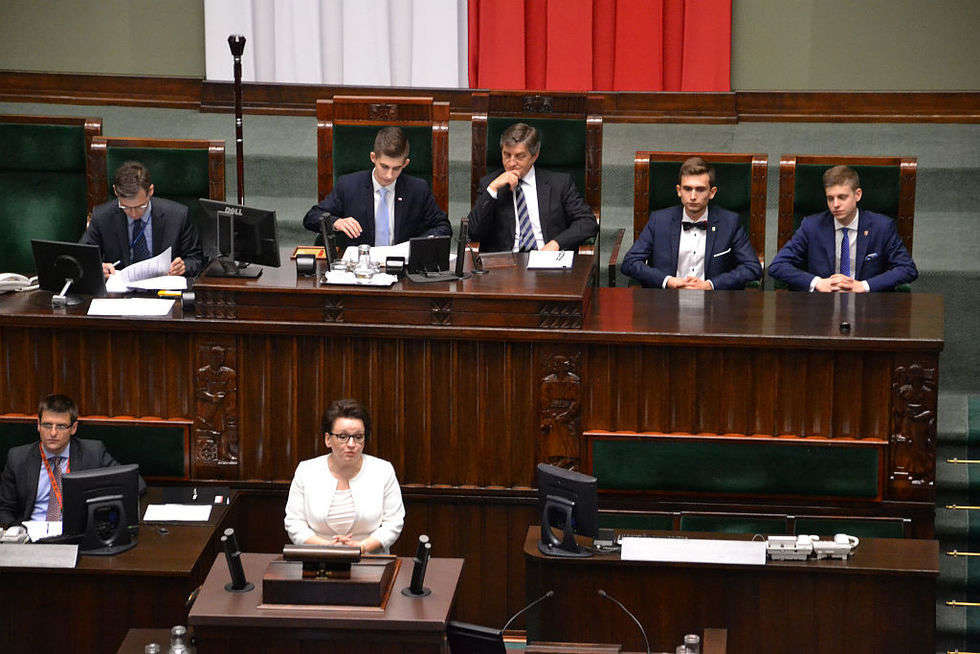  XXII sesji Sejmu Dzieci i Młodzieży  (zdjęcie 9) - Autor: Krzysztof Niedźwiedź