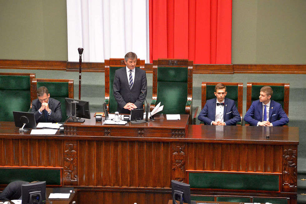  XXII sesji Sejmu Dzieci i Młodzieży  (zdjęcie 15) - Autor: Krzysztof Niedźwiedź