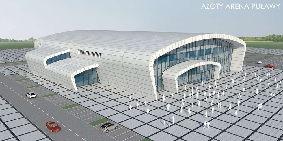  Azoty Arena Puławy - wizualizacje hali sportowej (zdjęcie 3) - Autor: UM Puławy