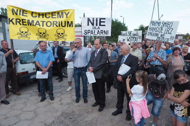 Głusk: Protest w sprawie budowy spopielarni - Autor: Maciej Kaczanowski
