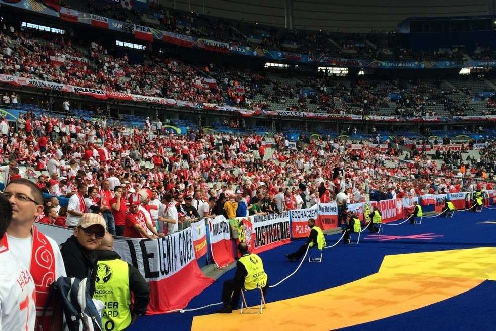  Polska - Niemcy. Trybuny na Stade de France (zdjęcie 16) - Autor: Marek 