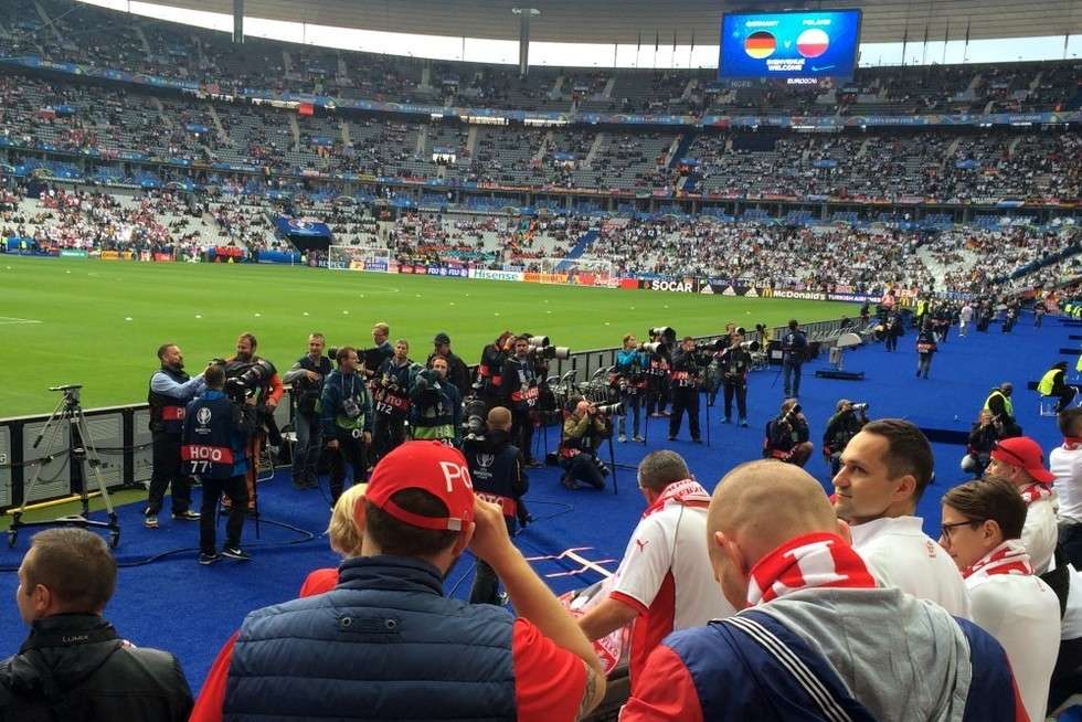  Polska - Niemcy. Trybuny na Stade de France (zdjęcie 8) - Autor: Marek 