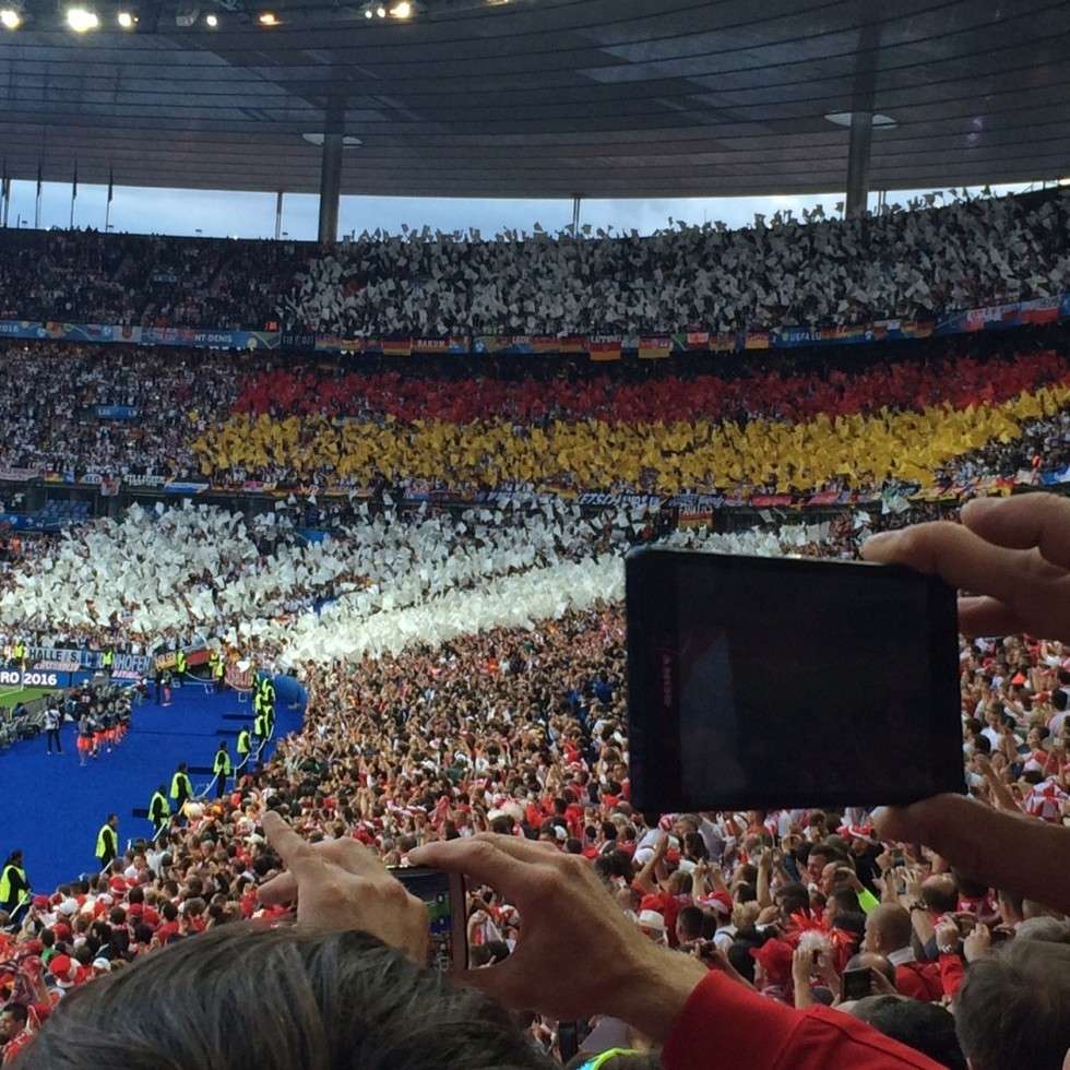  Polska - Niemcy. Trybuny na Stade de France (zdjęcie 11) - Autor: Marek 