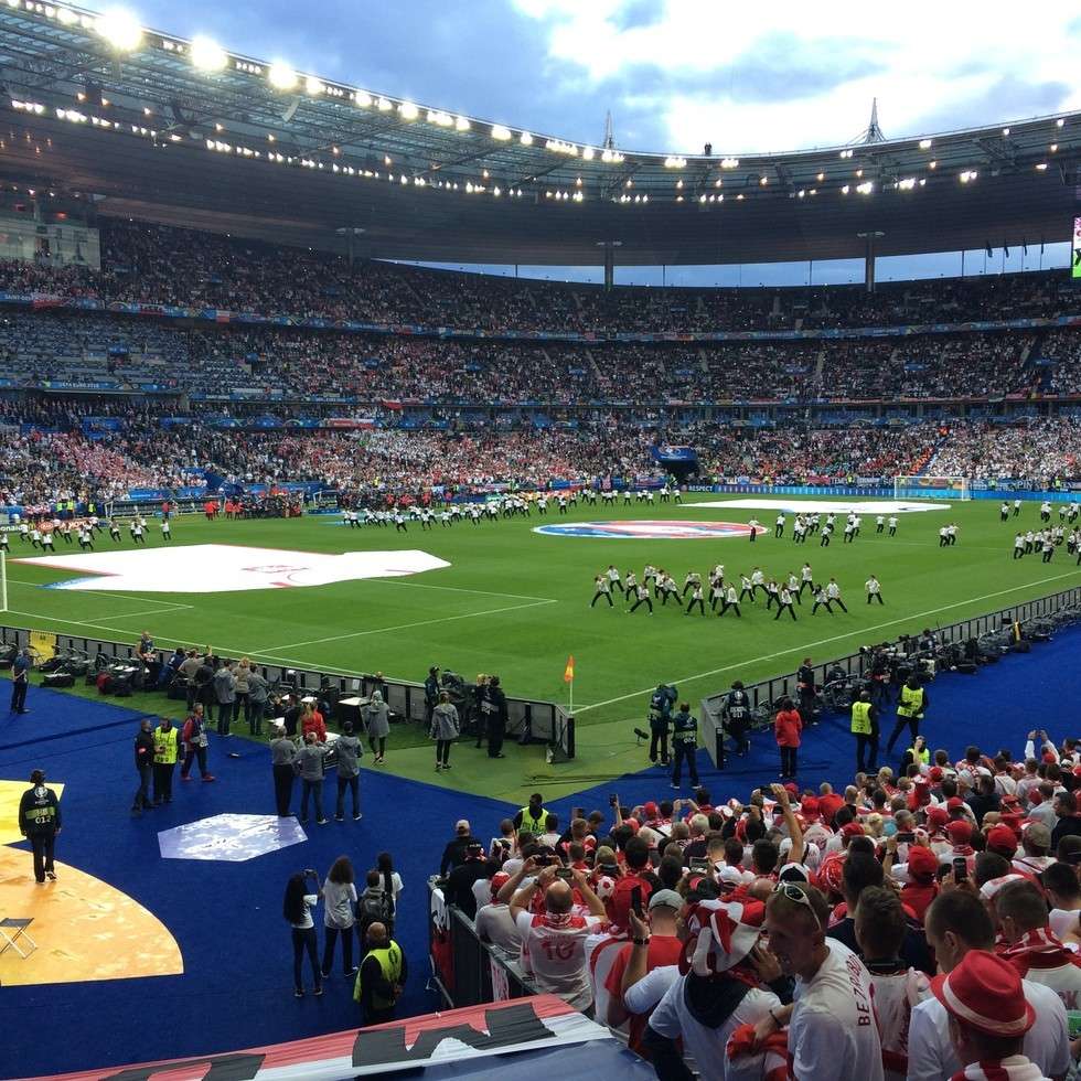  Polska - Niemcy. Trybuny na Stade de France (zdjęcie 7) - Autor: Marek 