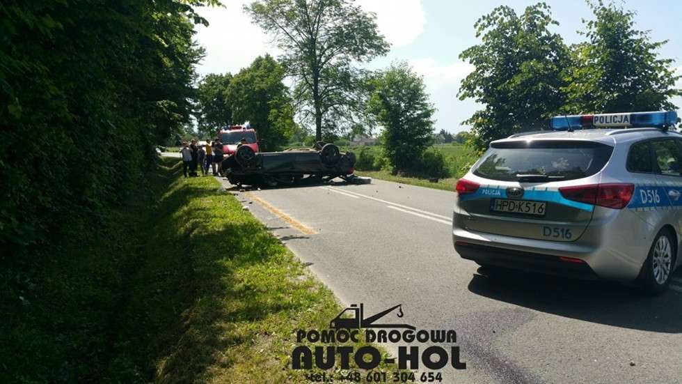  Wypadek w miejscowości Terpentyna  - Autor: Auto-Hol Kraśnik