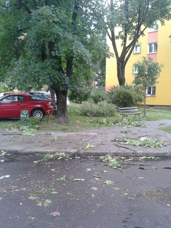 Wichura w Lublinie, burze w regionie
