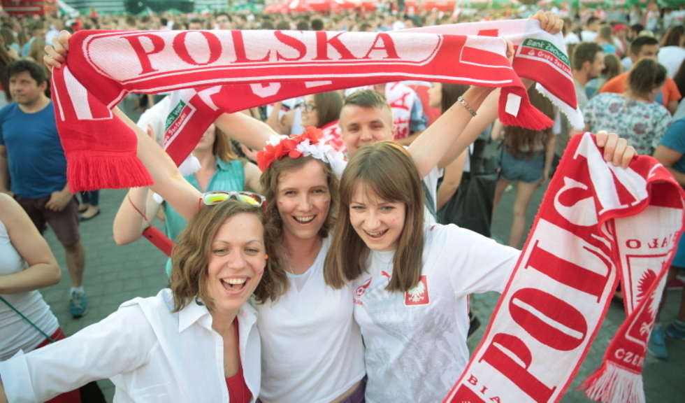  Strefa kibica: Polska – Ukraina 1:0 (zdjęcie 42) - Autor: Maciej Kaczanowski