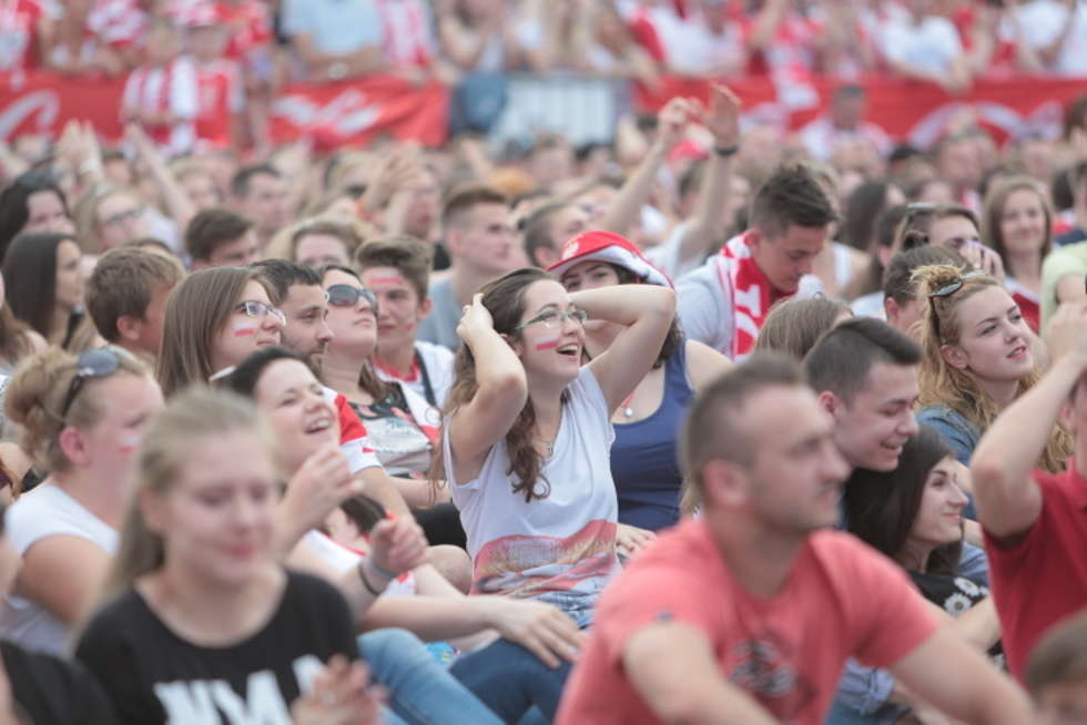  Strefa kibica: Polska – Ukraina 1:0 (zdjęcie 10) - Autor: Maciej Kaczanowski