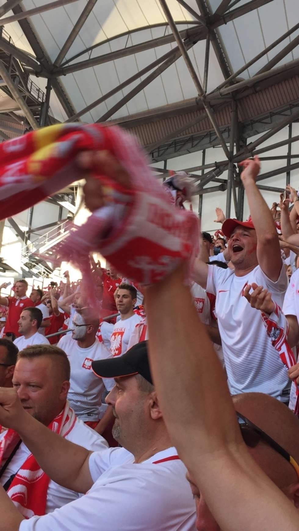  Polscy kibice na meczu Polska - Ukraina (zdjęcie 3) - Autor: Piotr Dragan