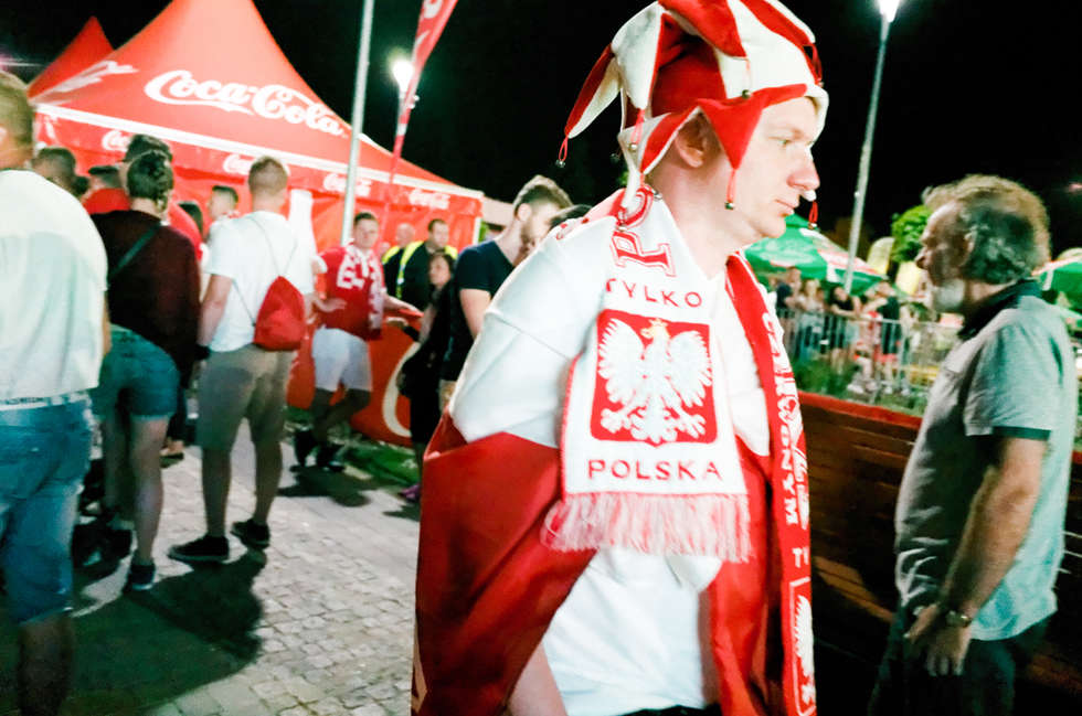  Mecz Polska - Portugalia. Strefa kibica w Lublinie (zdjęcie 13) - Autor: Michał Patroń