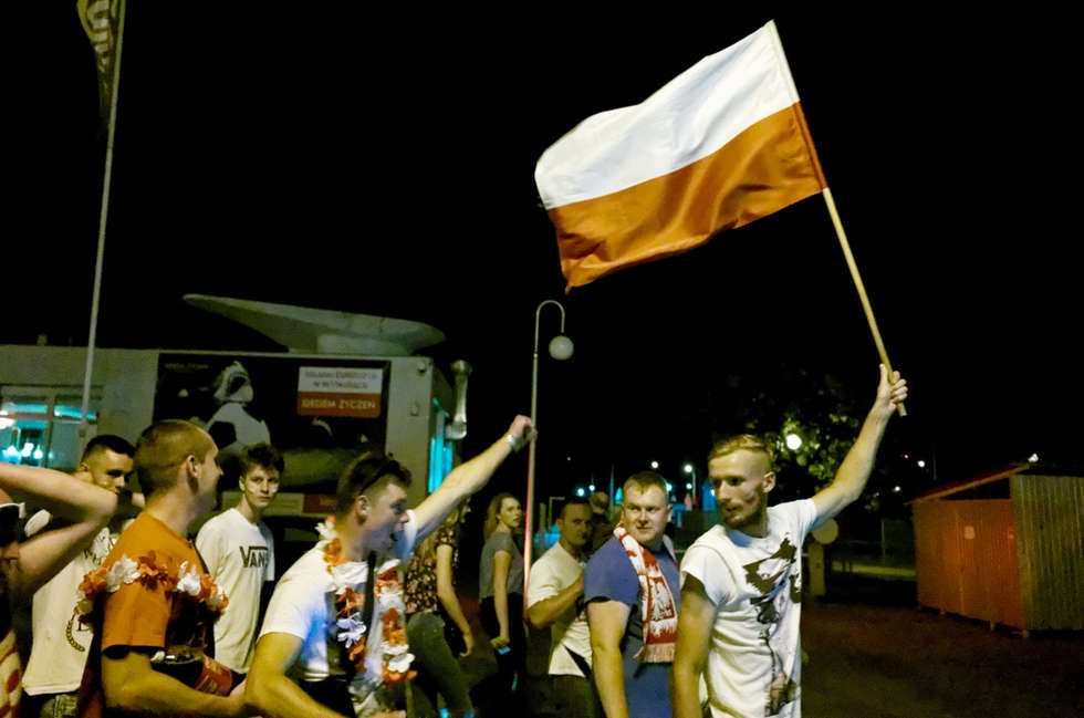  Mecz Polska - Portugalia. Strefa kibica w Lublinie (zdjęcie 7) - Autor: Michał Patroń