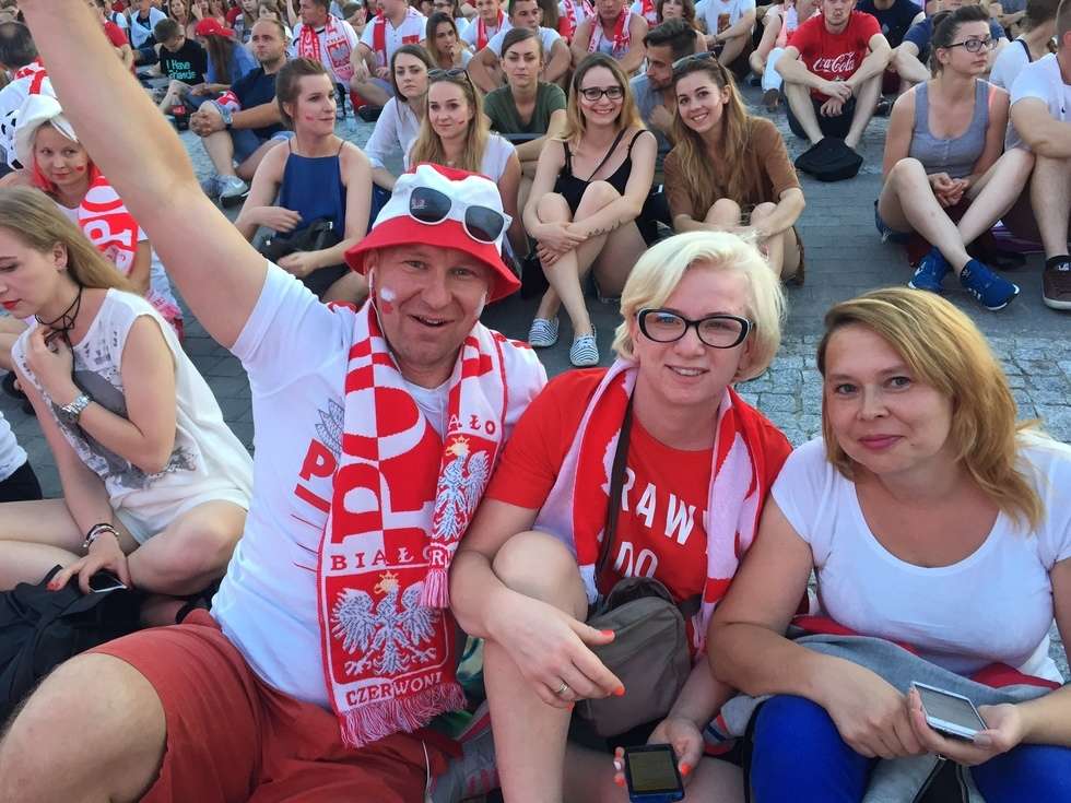  Mecz Polska - Portugalia. Strefa kibica w Lublinie (zdjęcie 59) - Autor: Dawid Polski