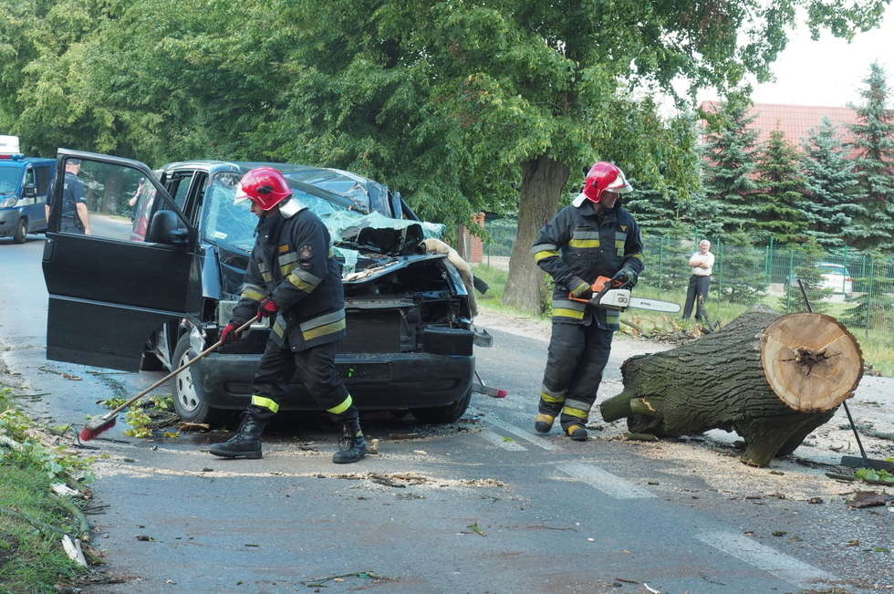  Drzewo spadło na samochód na ul. Nałęczowskiej (zdjęcie 21) - Autor: Maciej Kaczanowski