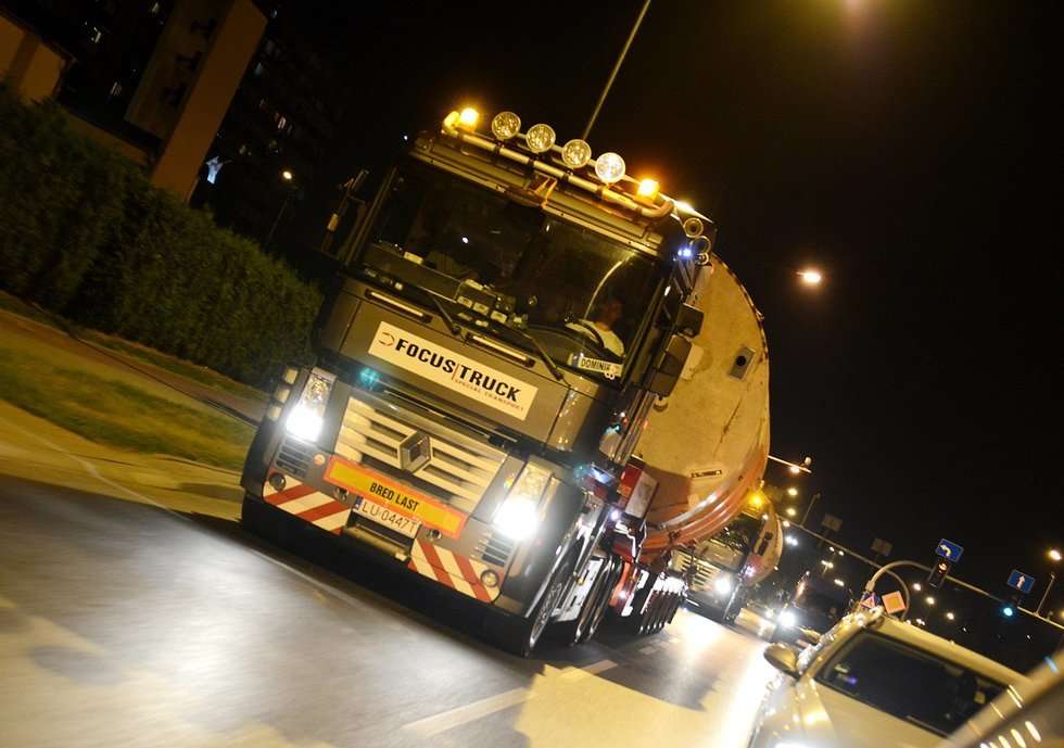  Przewóz maszyn z Młyna Krauzego (zdjęcie 6) - Autor: Focus Truck Special Transport