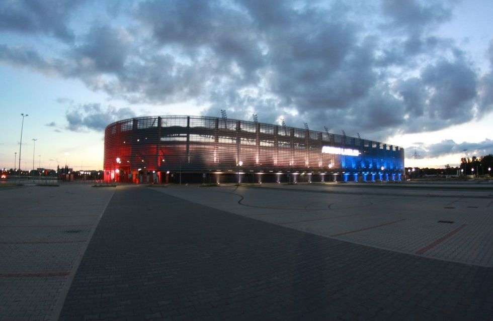  Arena Lublin w barwach Francji (zdjęcie 1) - Autor: AS
