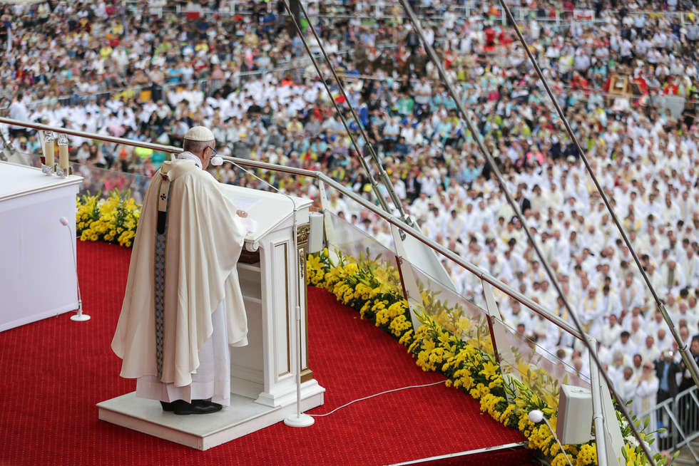  Papież Franciszek na Jasnej Górze (zdjęcie 1) - Autor: Krzysztof Sitkowski / KPRP