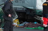 Tragiczny wypadek na obwodnicy Lublina. Zginęło 5 osób. Bus wjechał w ciężarówkę  (zdjęcie 5)