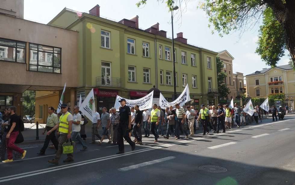  Protest producentów mleka (zdjęcie 19) - Autor: Wojciech Nieśpiałowski