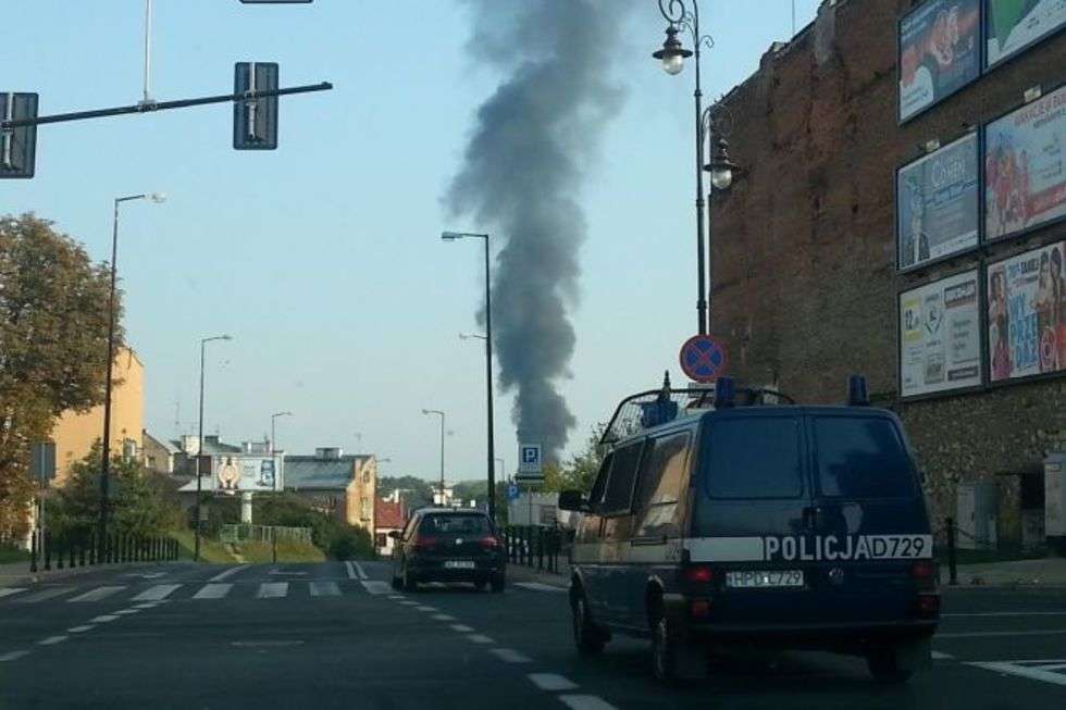  Pożar w Lublinie. Zdjęcia internautów (zdjęcie 3) - Autor: Paweł Puzio