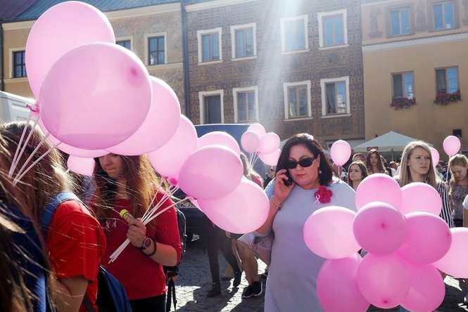 Marsz Różowej Wstążki w Lublinie - Autor: Dorota Awiorko