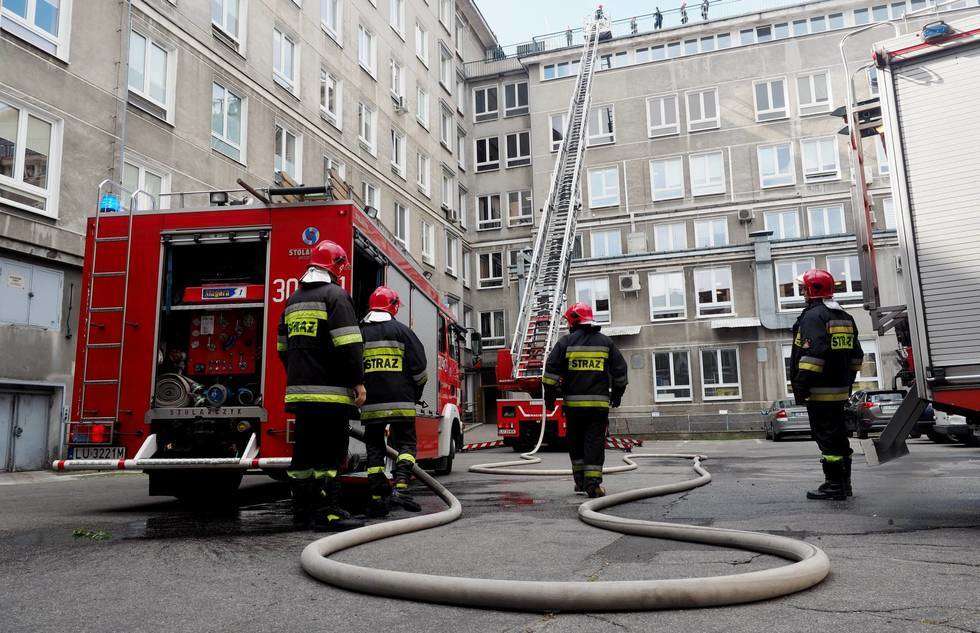  Pożar w szpitalu przy ul. Jaczewskiego (zdjęcie 6) - Autor: Dorota Awiorko