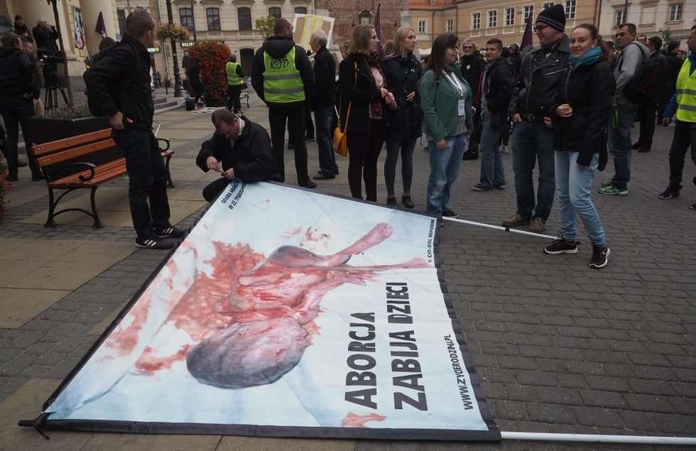 Czarny protest w Lublinie (zdjęcie 23) - Autor: Wojciech Nieśpiałowski