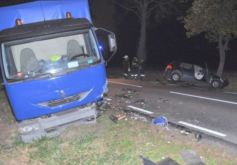  Wypadek w Polichnie (zdjęcie 1) - Autor: policja