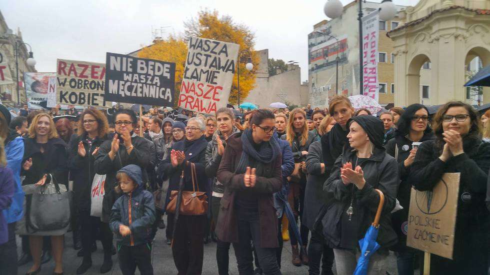  Czarny Protest w Lublinie (zdjęcie 12) - Autor: Łukasz Dudkowski