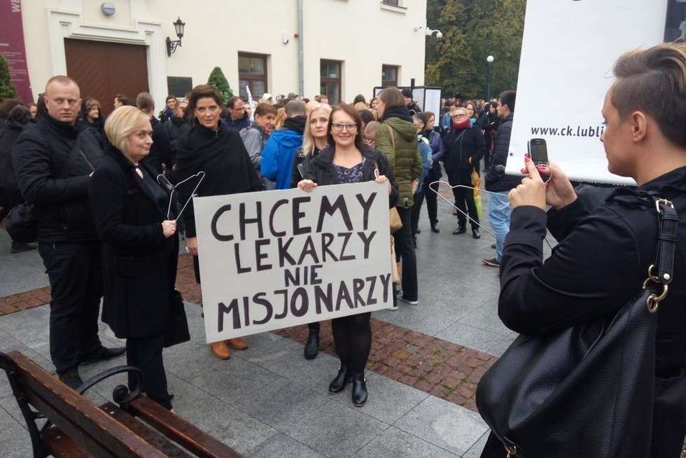  Czarny Protest w Lublinie (zdjęcie 2) - Autor: Paweł Buczkowski