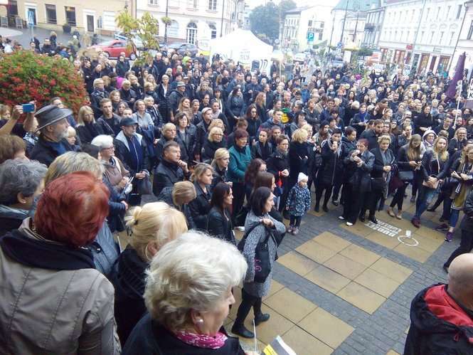 Czarny Protest w Lublinie - Autor: Agnieszka Mazuś