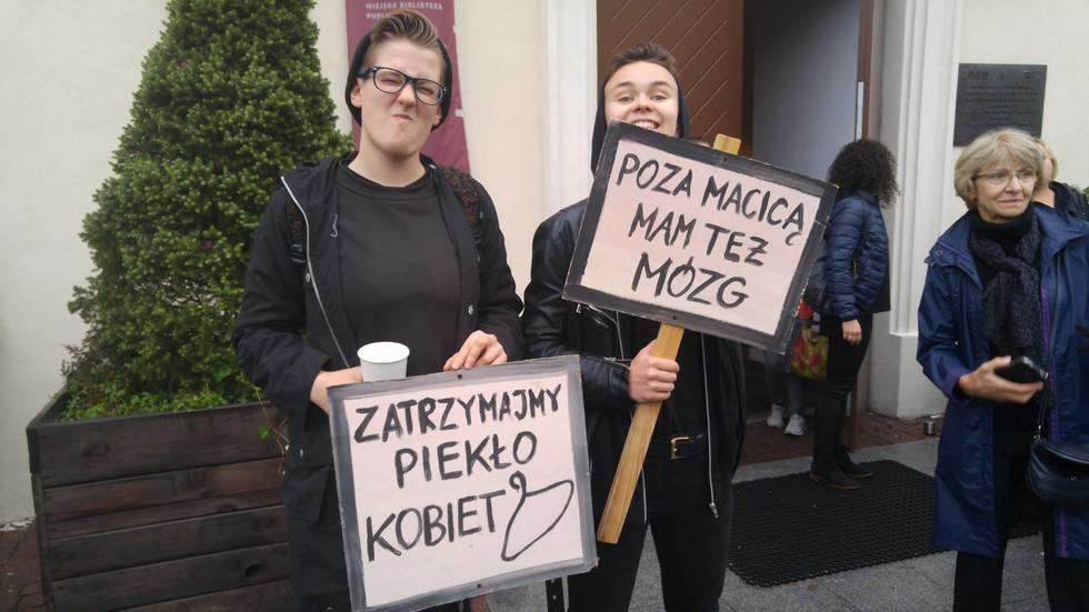  Czarny Protest w Lublinie (zdjęcie 16) - Autor: Łukasz Dudkowski