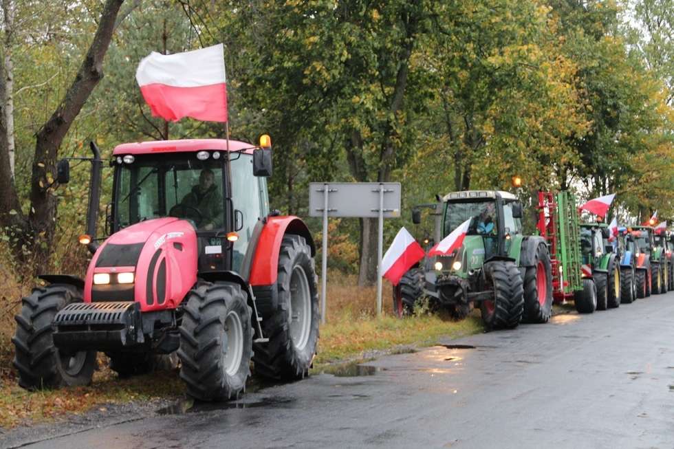  Protest rolników na krajowej dwójce (zdjęcie 7) - Autor: Ewelina Burda
