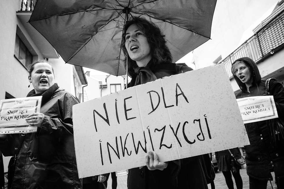  Czarny poniedziałek w Chełmie (zdjęcie 13) - Autor: Grzegorz Chwesiuk