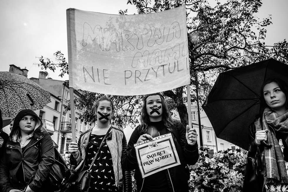  Czarny poniedziałek w Chełmie (zdjęcie 11) - Autor: Grzegorz Chwesiuk