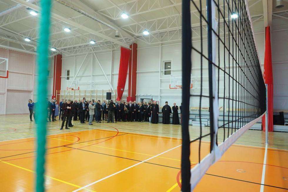  Inauguracja i otwarcie nowej hali sportowej na Politechnice Lubelskiej (zdjęcie 5) - Autor: Maciej Kaczanowski