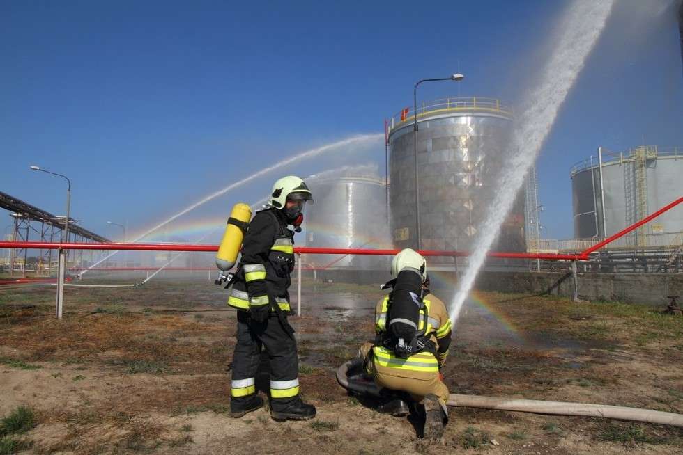  Ćwiczenia strażaków (zdjęcie 3) - Autor: Sławomir Kłak