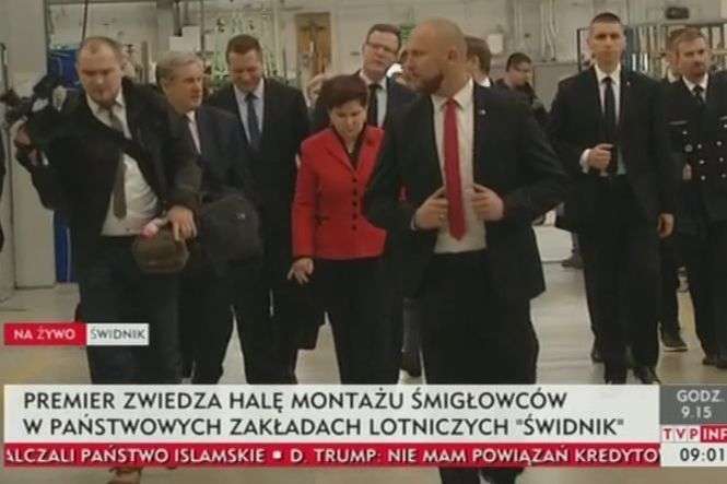 Beata Szydło w PZL-Świdnik