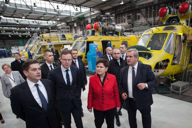 Premier Szydło w PZL-Świdnik