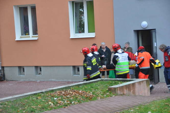 Pożar mieszkania w Świdniku - Autor: Portal LSW24